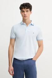 Tommy Hilfiger poló férfi, sima, MW0MW39993 - kék XL