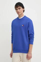 Tommy Hilfiger pamut melegítőfelső férfi, sima - kék S