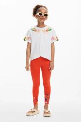 Desigual gyerek pamut póló fehér, 25SGTK04 - fehér 140