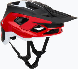 FOX Speedframe Pro Defy fluoreszkáló piros kerékpáros sisak