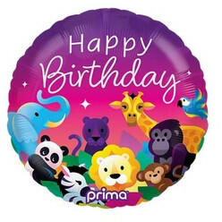 Prima Szülinapi lufi 18" 45cm Happy Birthday (LUFI256923)