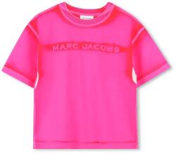 Marc Jacobs gyerek pamut póló rózsaszín, nyomott mintás, W60446 - rózsaszín 102