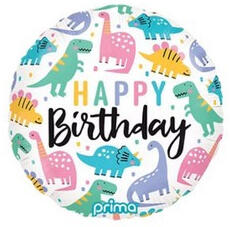 Prima Szülinapi lufi 18" 45cm Happy Birthday (LUFI648197)