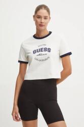 Guess pamut póló RAQUELLE női, bézs, V4BI08 K8FQ4 - bézs M