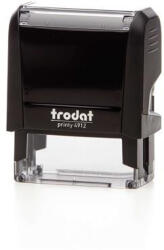 TRODAT Bélyegző TRODAT "Printy 4912" fekete ház, fekete párnával (4912F)