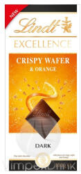 Lindt Excellence Crispy biscuit-orange100g - vegyesbolt