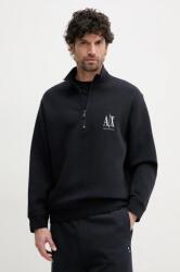 Giorgio Armani felső sötétkék, férfi, nyomott mintás, XM000370 AF10818 - sötétkék M