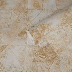 As Creation Tapet triunghiuri vintage alb-auriu