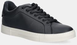 Giorgio Armani bőr sportcipő sötétkék, férfi, X4X598 XF662 00285 - sötétkék Férfi 44