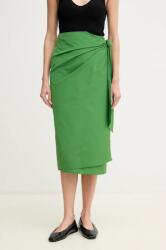 Weekend Max Mara szoknya zöld, midi, egyenes, 2515101042600 - zöld 34