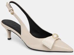 Furla bőr tűsarkú Sfera Slingback bézs, YJ05SFE BX3614 1704S - bézs Női 39