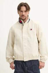 Tommy Jeans rövid kabát férfi, bézs, átmeneti, oversize, DM0DM20900 - bézs L