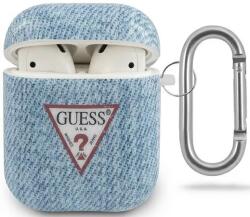 Guess Husă Guess pentru AirPods Light blue Jeans Collection (GUACA2TPUJULLB)