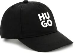 HUGO gyerek baseball sapka fekete, nyomott mintás, G00426 - fekete 52