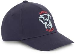 Kenzo kids gyerek pamut baseball sapka sötétkék, nyomott mintás, K60880 - sötétkék 48