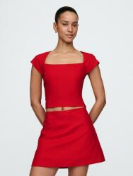 GAP Crop top от лен GAP GAP | Cherven | ЖЕНИ | M