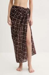 Abercrombie & Fitch pamut pareo barna, KI111-5075 - barna S/M