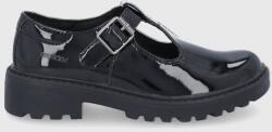 GEOX gyerek balerina bőrből fekete - fekete 31