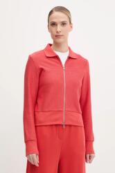 PUMA pamut melegítőfelső narancssárga, női, sima, 629781 - narancssárga S