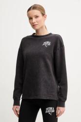PUMA felső fekete, női, nyomott mintás, 685032 - fekete M