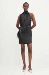 HUGO BOSS ruha fekete, mini, egyenes, 50536440 - fekete 34