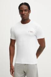 Emporio Armani Underwear póló otthoni viseletre 2 db fekete, nyomott mintás, EM001849 AF10778 - fekete S