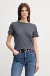 Calvin Klein vászon póló női, szürke, K20K208248 - szürke M