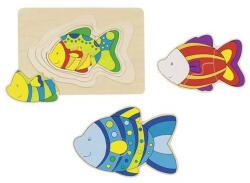Goki Puzzle stratificat Pestisori colorati - homeev Puzzle