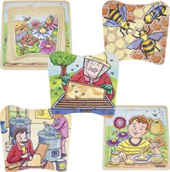 Beleduc Puzzle Stratificat Mierea De Albine - homeev Puzzle