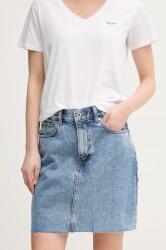 Pepe Jeans farmer szoknya MINI SKIRT HW mini, egyenes, PL901124NC9 - kék L