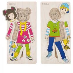 Beleduc Puzzle lemn Imbracam copiii Beleduc - homeev Puzzle