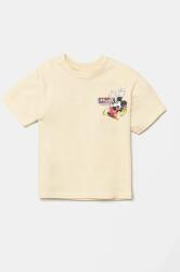 Desigual gyerek pamut póló x Disney bézs, nyomott mintás, 25SBTK11 - bézs 128