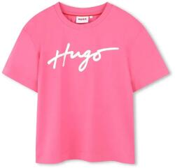 HUGO BOSS gyerek pamut póló rózsaszín, G00390 - rózsaszín 162