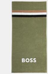HUGO BOSS nagy méretű pamut törölköző Louis 90 x 180 cm - zöld Univerzális méret