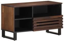 vidaXL Barna tömör mangófa TV-szekrény 80 x 34 x 46 cm (377521) - simplexbutor