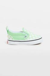 Vans gyerek sportcipő Slip-On V zöld, VN000D0TE2Y1 - zöld 24.5