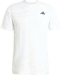 adidas Tricou pentru bărbați Club Graphic Tee White/Grey XL