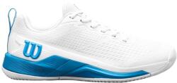 Wilson Încălțăminte de tenis pentru bărbați Rush Pro 4.5 White/Atomic Blue EUR 42