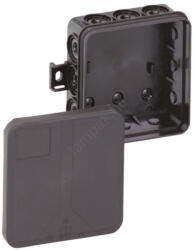 Alk-Tech Kötődoboz 85x85x40 IP54 vízmentes fekete (AT-K85_FK-ZS)
