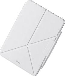Benks Urban Magnetic Fold Case - магнитен полиуретанов калъф с поставка за iPad Pro 11 (2024) (бял)