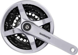 SHIMANO Hajtómű Ty 170mm 42x34x24f Négyszögtengelyes Ezüst Hg 6/7/8s Láncvédővel