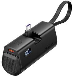 Vention Powerbank Vention LED kijelző 4800mAh 22.5W FHQB0 (fekete) (FHQB0) - jatekotthon
