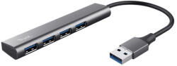 Trust USB Hub - Halyx (USB; 4port USB3.2; aluminium) (PERTRU24947)