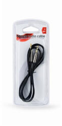 Gembird Kábel, audio, 3.5 mm jack, sztereo, 1 méter (CCAPB-444-1M) - hobasec