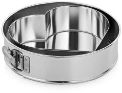 SNB Forma tort 24cm cu forma inima, baza detasabila, 2 piese, SNB (87808)