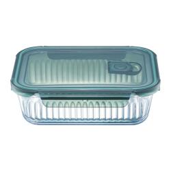Ambition Recipient termorezistent cu capac verde 370ml, Rillet (67591)