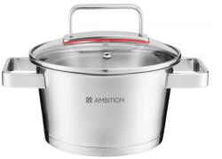 Ambition Oala inox cu capac 20cm, 3.2L, Selection (60846)