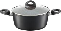 Ambition Oala cu capac 20cm, 2.3L, invelis Qualum Basic Stone Edition, Arras (29442)