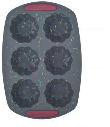 Ambition Forma briose, 6 portii, negru, silicon, Felice (320104)