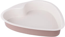 SNB Forma tort 29x26.5x4cm, forma inima, invelis non-stick Caffe Creme, SNB (87890)